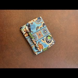 Vera Bradley Bali blue tri fold wallet